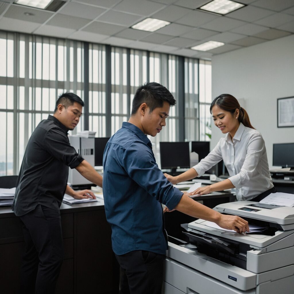 Advancing document production with color printer rental 2