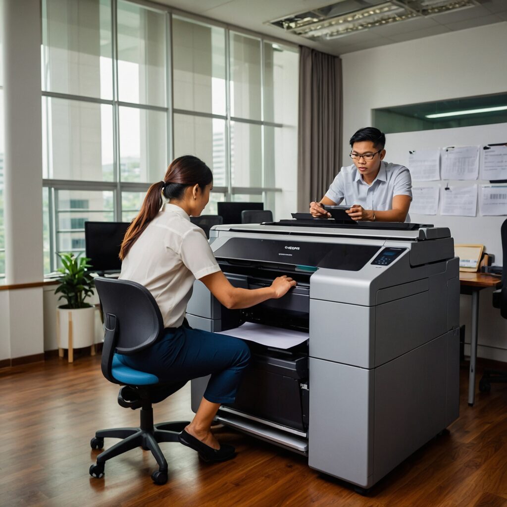 Enhancing business productivity with color printer rental