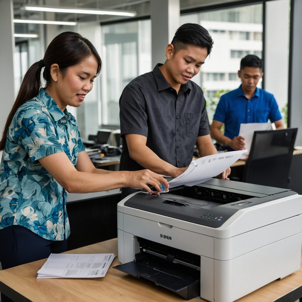 Maximizing business efficiency with color printer rental