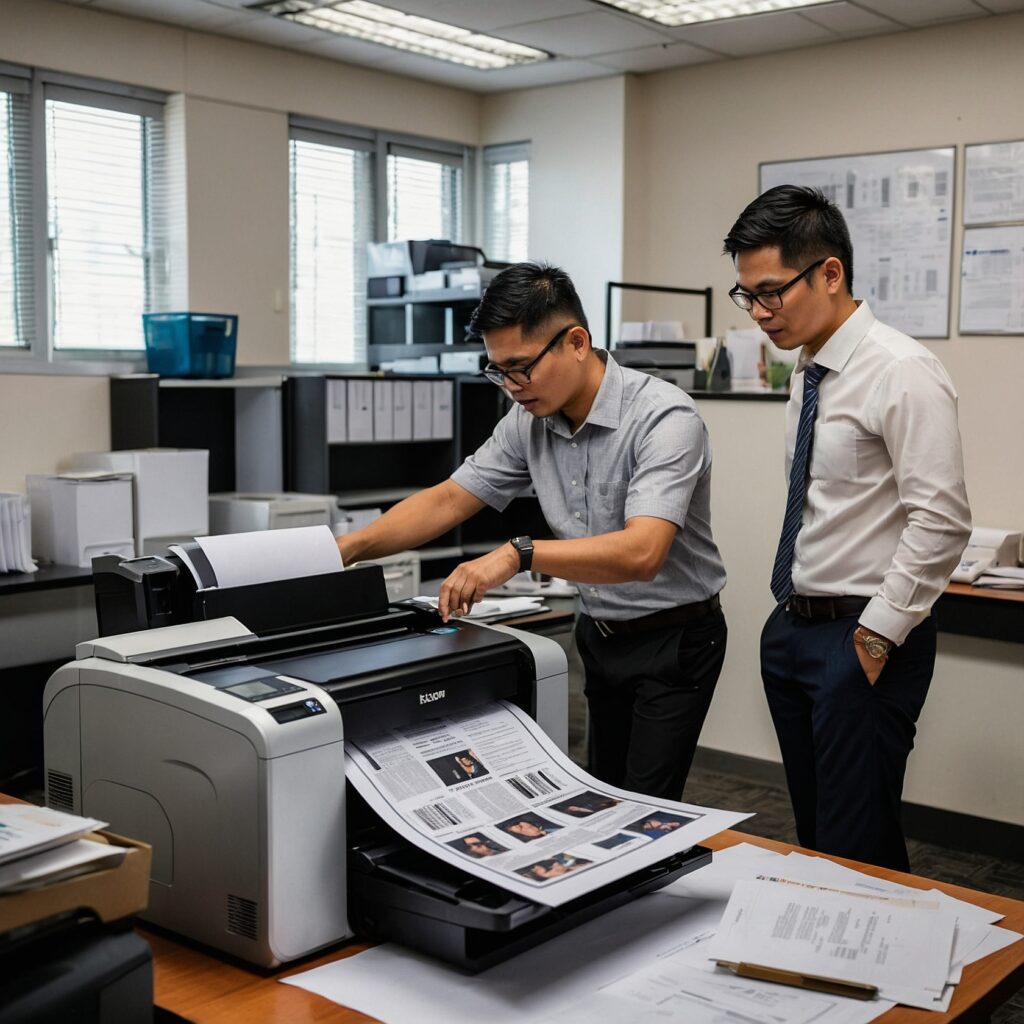 Maximizing business productivity with color printer rental