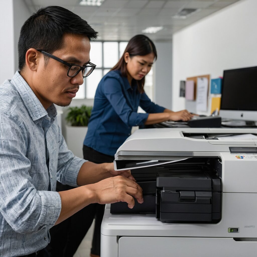 Maximizing business productivity with color printer rental 2