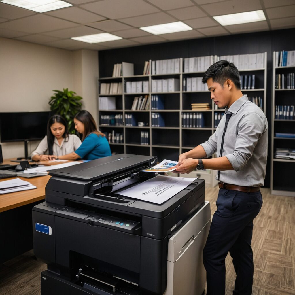 Maximizing efficiency with color printer rental