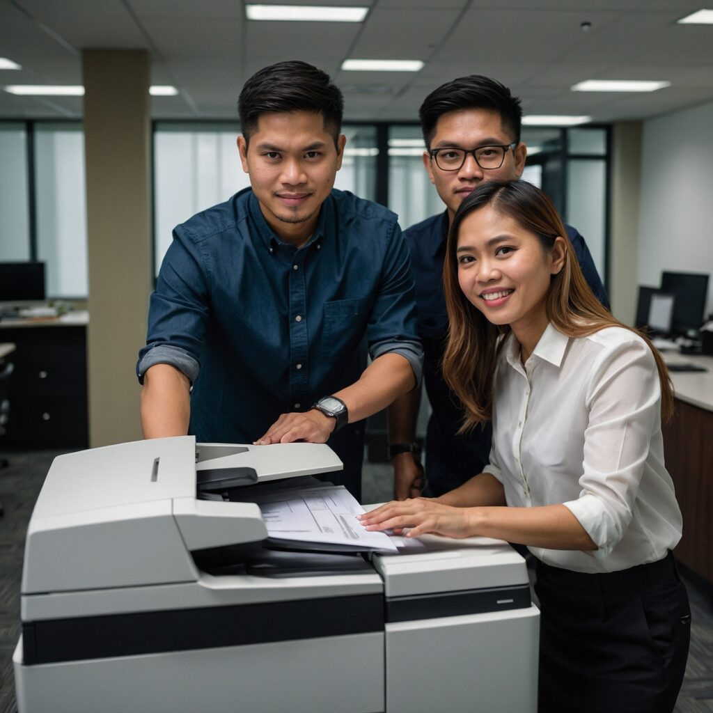 Streamlining document production with color printer rental