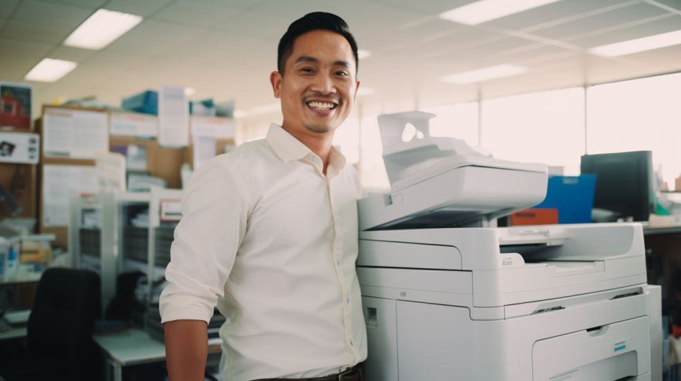 Color printer rental