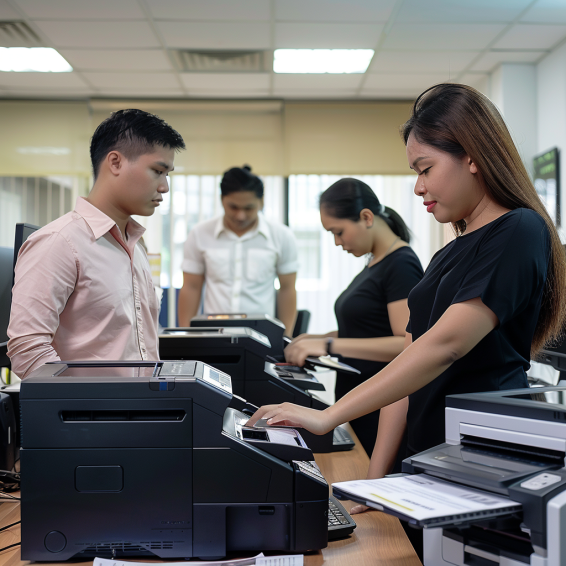 Office printers with low maintenance