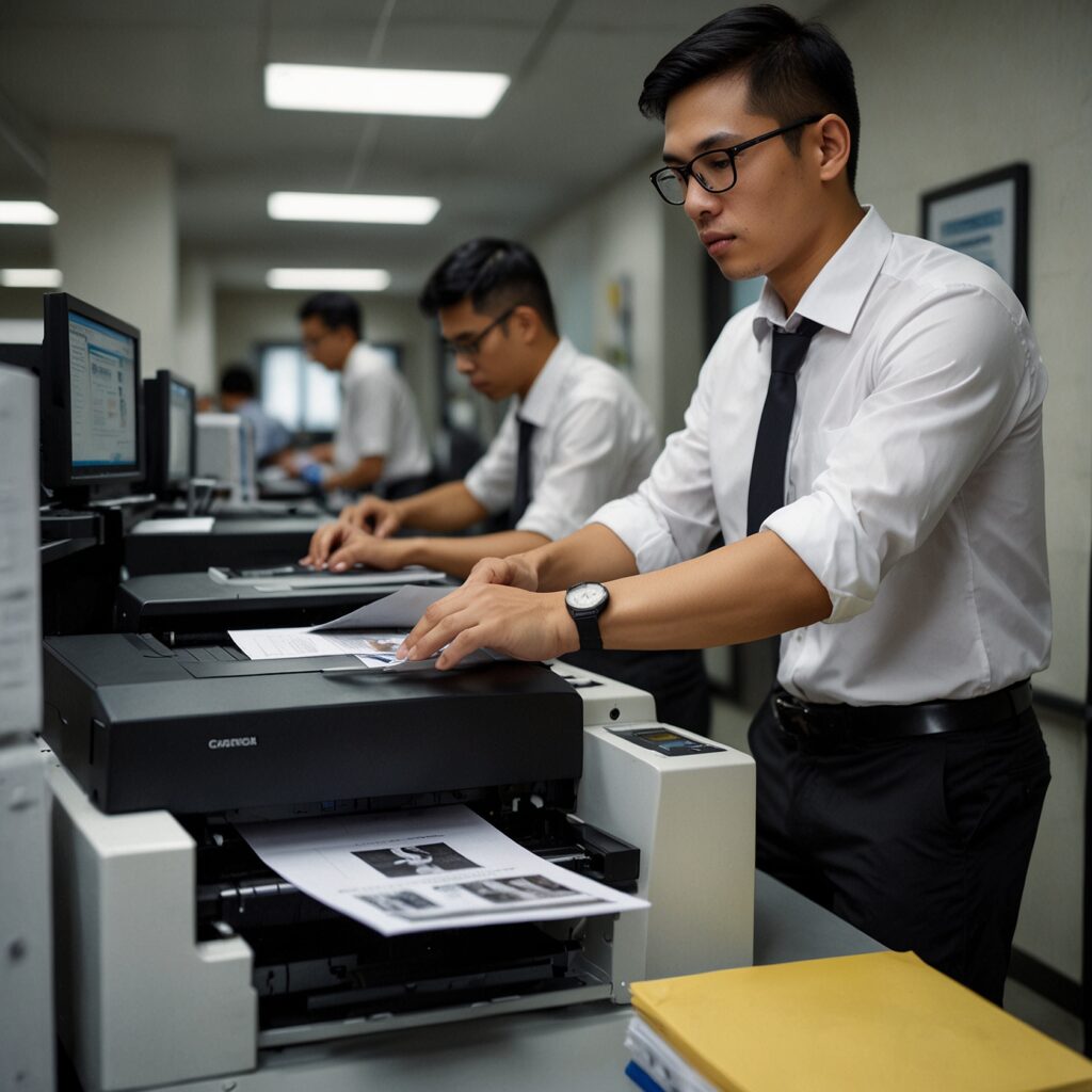 What are the benefits of renting a printer?