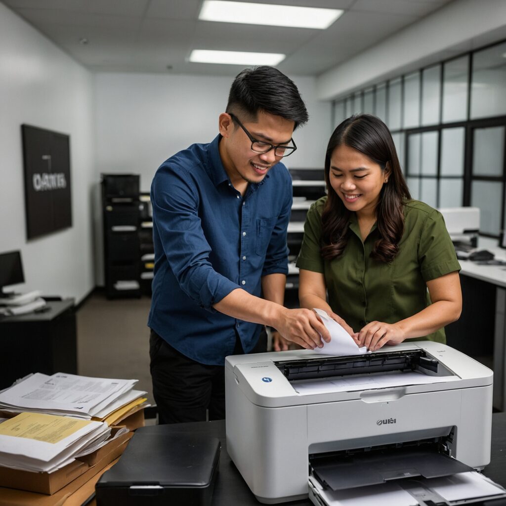 Managing Rising Costs in Copier Rentals 2 Leonardo kino xl filipino employees using a printer in an offi 2 19