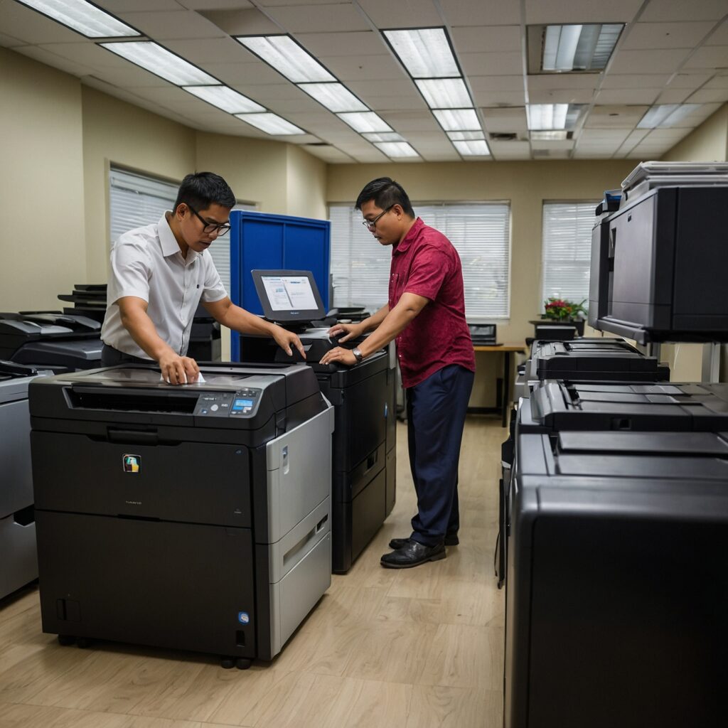 Renting high performance printers for events