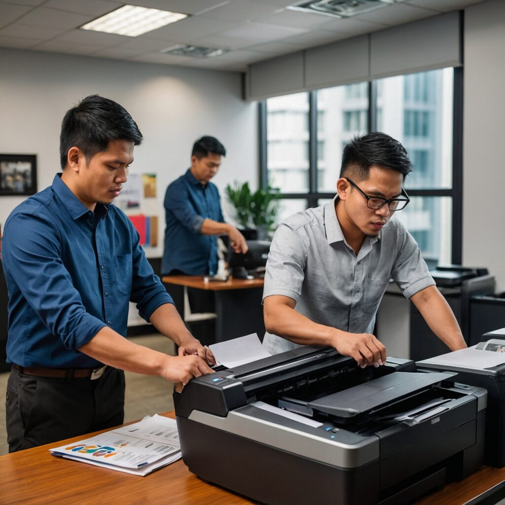 Renting high performance printers for events 3