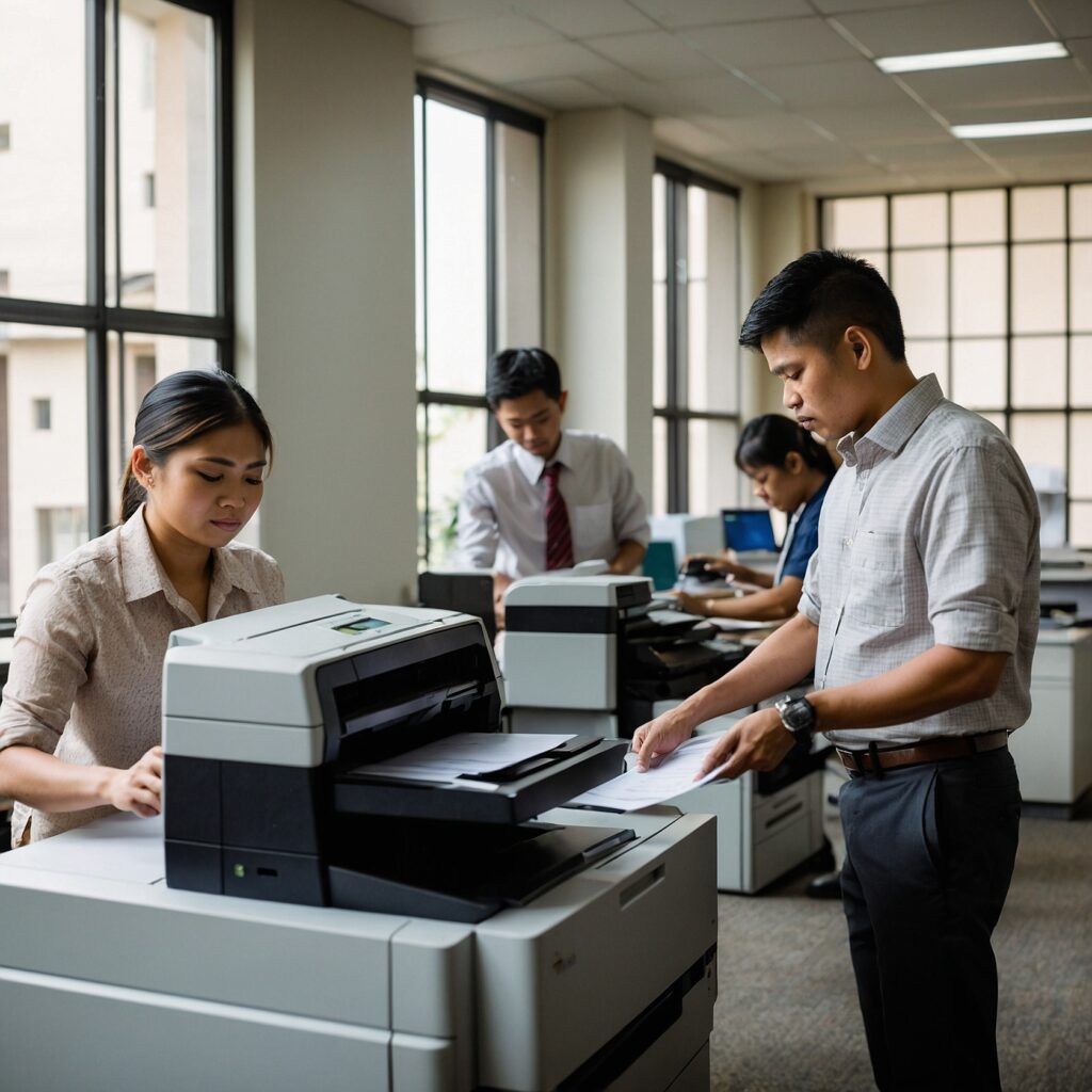 Feedback and adjustments in copier services