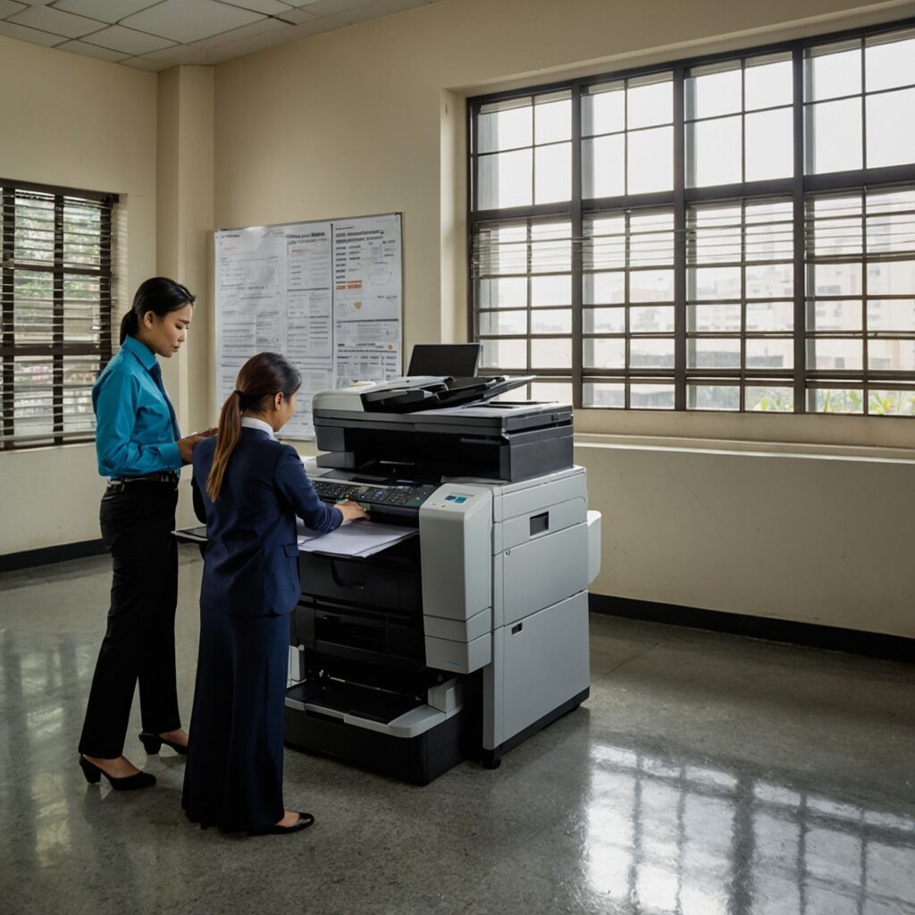 Feedback and adjustments in copier services